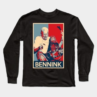 Han Bennink - Hope Poster - Greats of Jazz Music History Long Sleeve T-Shirt